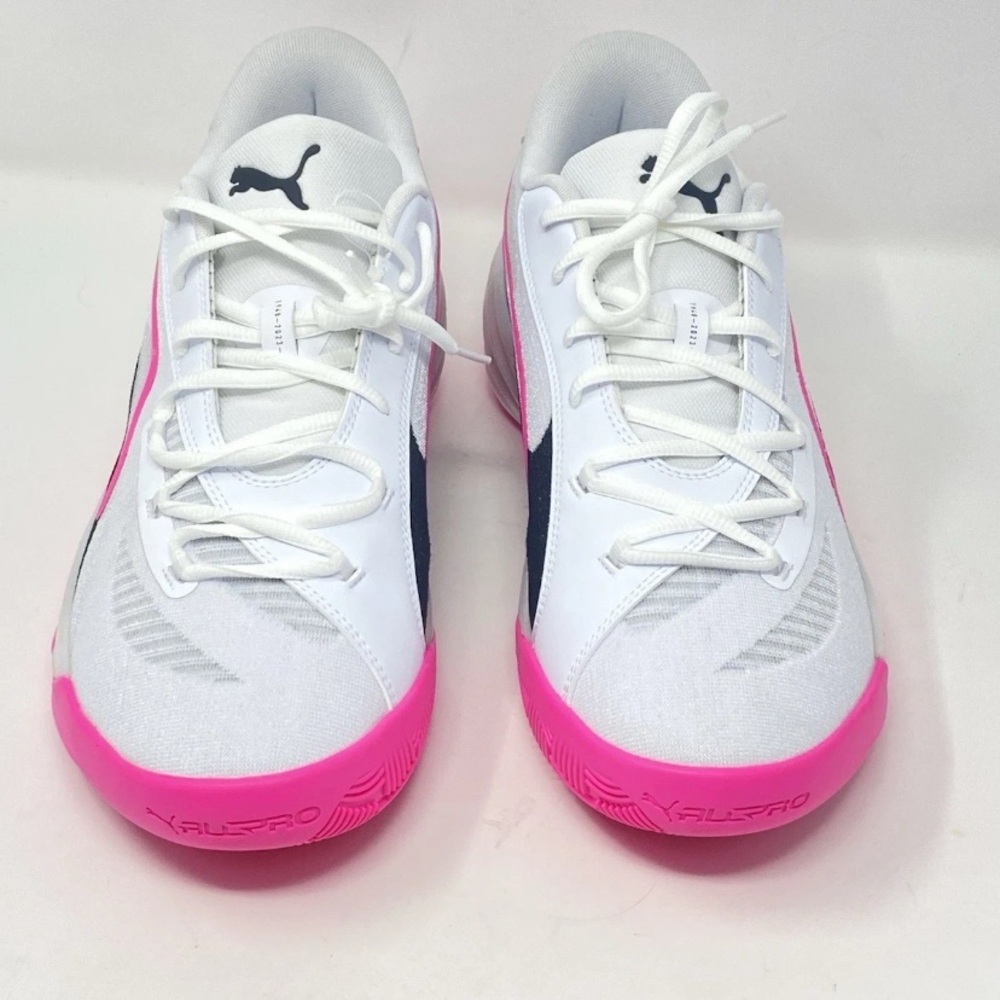 Puma All-Pro Nitro 30968901 Men's Athletic Basketball Shoes White/Pink Size 11.5 - Picture 3 of 12